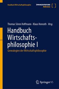 Produktbild: Handbuch Wirtschaftsphilosophie I