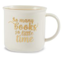 Tasse  Emaille Look "So many books"