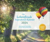 PAL-Lebensfreude-Inspirationen-Kalender 2024: Wandkalender zum Aufhängen, wunderschöne Landschaftsmotive mit motivierenden und positiven Gedanken. 5 von |PAL