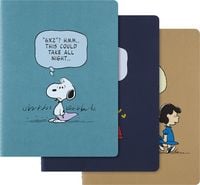 Produktbild: Moleskine Peanuts Cahier (3er-Set), XL, Kartoneinband, liniert, verschiedene Farben
