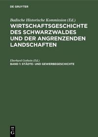 Produktbild: St&auml;dte- und Gewerbegeschichte