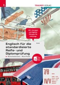 Produktbild: Englisch f&uuml;r die standardisierte Reife- und Diplompr&uuml;fung - Wortschatztrainer Word Power + TRAUNER-DigiBox