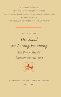 Produktbild: Der Stand der Lessing-Forschung
