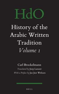Produktbild: History of the Arabic Written Tradition Volume 1