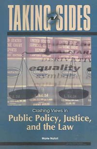 Produktbild: Taking Sides: Clashing Views in Public Policy, Justice, and the Law