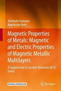 Produktbild: Magnetic Properties of Metals: Magnetic and Electric Properties of Magnetic Metallic Multilayers