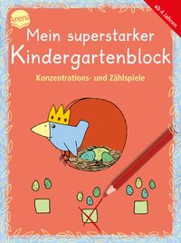 Produktbild: Mein superstarker Kindergartenblock. Konzentrations- und Z&auml;hlspiele