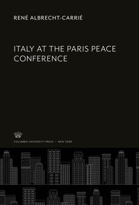 Produktbild: Italy at the Paris Peace Conference