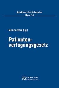 Produktbild: Patientenverf&uuml;gungsgesetz