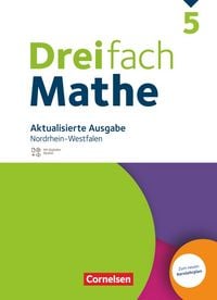 Produktbild: Dreifach Mathe - Nordrhein-Westfalen - Ausgabe 2022 - 5. Schuljahr