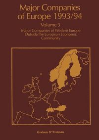Produktbild: Major Companies of Europe 1993/94