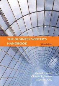 Produktbild: The Business Writer's Handbook