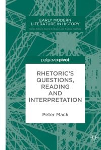 Produktbild: Rhetoric's Questions, Reading and Interpretation