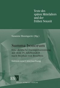 Bild vom Artikel Summa bonorum vom Autor Susanne Baumgarte