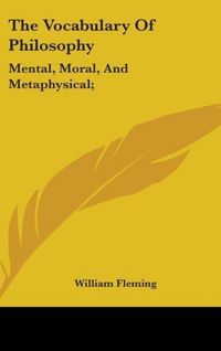 Produktbild: Fleming, W: Vocabulary Of Philosophy