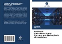Produktbild: E-Inhalte: Gleichberechtigte Nutzung von Technologie sicherstellen