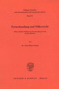 Produktbild: Fernerkundung und V&ouml;lkerrecht.