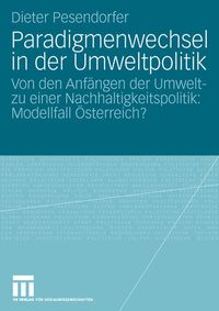 Produktbild: Paradigmenwechsel in der Umweltpolitik