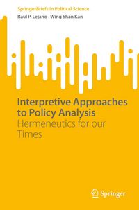 Produktbild: Interpretive Approaches to Policy Analysis