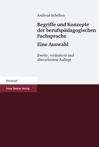 Produktbild: Begriffe und Konzepte der berufsp&auml;dagogischen Fachsprache - Eine Auswahl