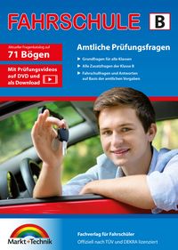 Produktbild: F&uuml;hrerschein Fragebogen Klasse B - Auto Theoriepr&uuml;fung original amtlicher Fragenkatalog auf 71 B&ouml;gen
