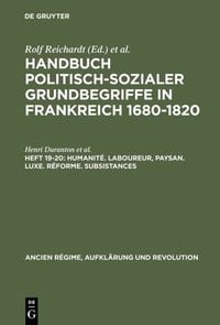 Produktbild: Humanit&eacute;. Laboureur, Paysan. Luxe. R&eacute;forme. Subsistances