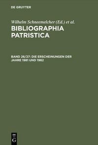 Produktbild: Die Erscheinungen der Jahre 1981 und 1982