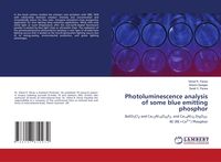 Produktbild: Photoluminescence analysis of some blue emitting phosphor