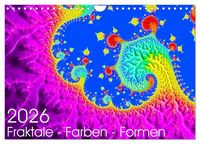 Produktbild: Fraktale - Farben - Formen 2026 (Wandkalender 2026 DIN A4 quer), CALVENDO Monatskalender