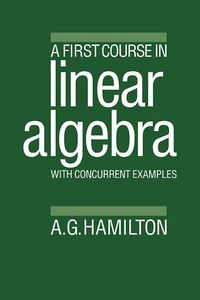 Produktbild: A First Course in Linear Algebra