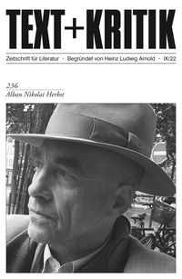 Produktbild: TEXT + KRITIK 236 - Alban Nikolai Herbst