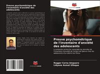 Produktbild: Preuve psychom&eacute;trique de l'inventaire d'anxi&eacute;t&eacute; des adolescents