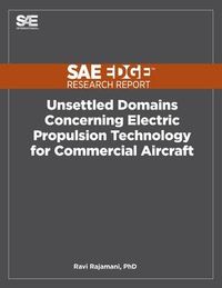 Produktbild: Unsettled Domains Concerning Electric Propulsion Technology for Commercial Aircraft