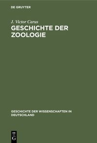 Produktbild: Geschichte der Zoologie
