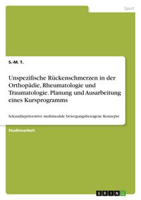 Produktbild: Unspezifische R&uuml;ckenschmerzen in der Orthop&auml;die, Rheumatologie und Traumatologie. Planung und Ausarbeitung eines Kursprogramms