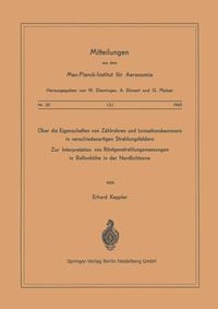 Produktbild: &Uuml;ber die Eigenschaften von Z&auml;hlrohren und Ionisationskammern in verschiedenartigen Strahlungsfeldern