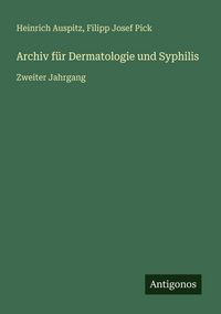 Produktbild: Archiv f&uuml;r Dermatologie und Syphilis