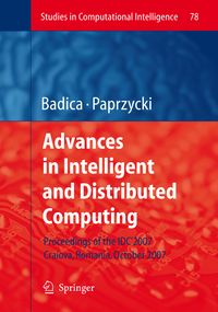 Produktbild: Advances in Intelligent and Distributed Computing