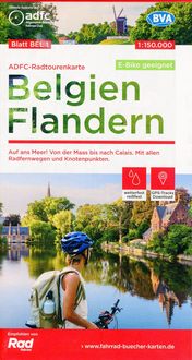 Bild vom Artikel ADFC-Radtourenkarte BEL 1 Belgien Flandern,1:150.000, reiß- und wetterfest, GPS-Tracks Download - E-Bike geeignet vom Autor 