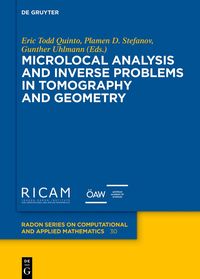 Produktbild: Microlocal Analysis and Inverse Problems in Tomography and Geometry
