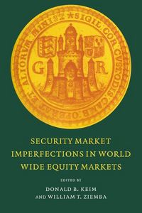 Produktbild: Security Market Imperfections in Worldwide Equity Markets