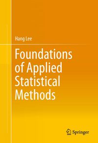 Produktbild: Foundations of Applied Statistical Methods