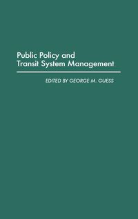 Produktbild: Public Policy and Transit System Management