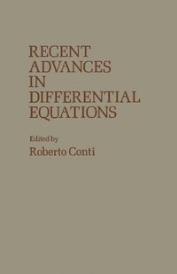 Produktbild: Recent Advances in Differential Equations