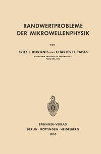 Produktbild: Randwertprobleme der Mikrowellenphysik