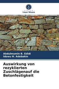 Produktbild: Auswirkung von rezyklierten Zuschl&auml;genauf die Betonfestigkeit