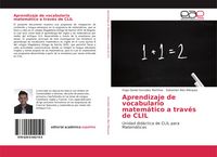 Produktbild: Aprendizaje de vocabulario matem&aacute;tico a trav&eacute;s de CLIL
