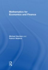 Produktbild: Mathematics for Economics and Finance