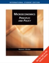 Produktbild: Blinder, A: Microeconomics