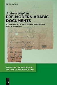 Produktbild: Pre-Modern Arabic Documents